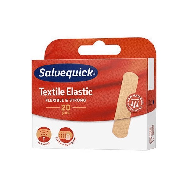 Salvequick Textile Elastic Cerotto 20 unità
