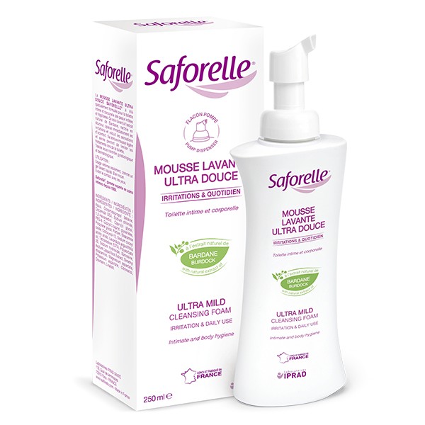 Saforelle Soin & Hygiène Mousse Detergente Ultra Dolce 250ml