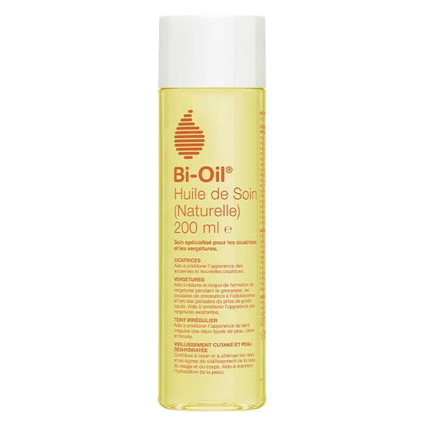Bi-Oil Huile de Soin Naturelle Olio per Cicatrici e Smagliature  200ml