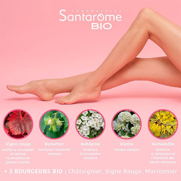 Santarome Bio Gambe Leggere - 20 fialette