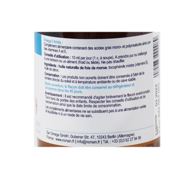 Norsan Oméga-3 Arktis 200ml