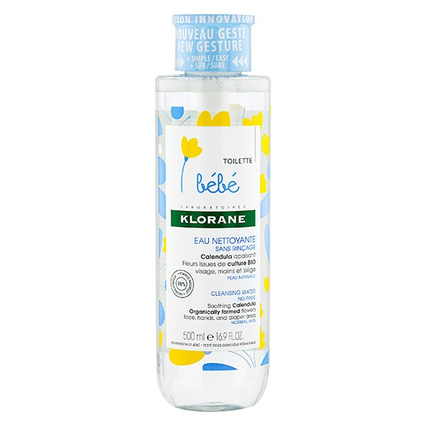 Klorane Bébé Acqua Detergente Senza Risciacquo 500ml