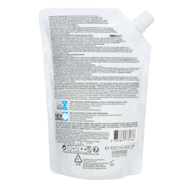 La Roche Posay Lipikar AP+ Syndet Crema Detergente Eco Ricarica 400ml