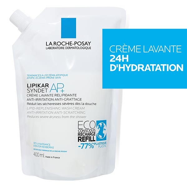 La Roche Posay Lipikar AP+ Syndet Crema Detergente Eco Ricarica 400ml