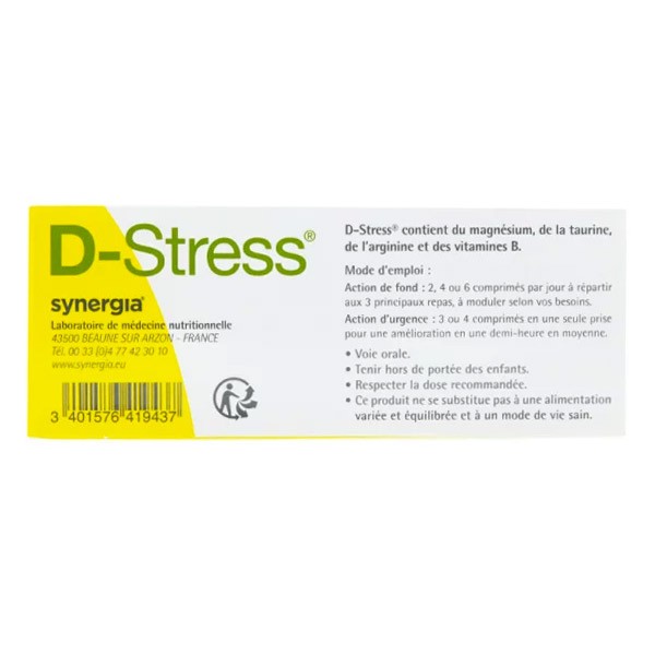Synergia D-Stress 80 Compresse