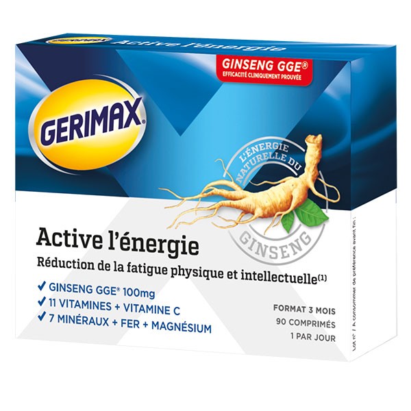 90 compresse di energia attiva Gerimax adulti