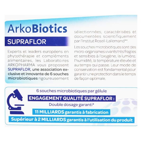 Arkopharma Arkobiotics Supraflor Probiotici 30 capsule