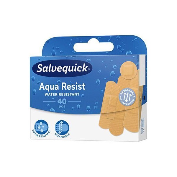 Salvequick Aqua Resist Cerotti Waterproof 40 unità