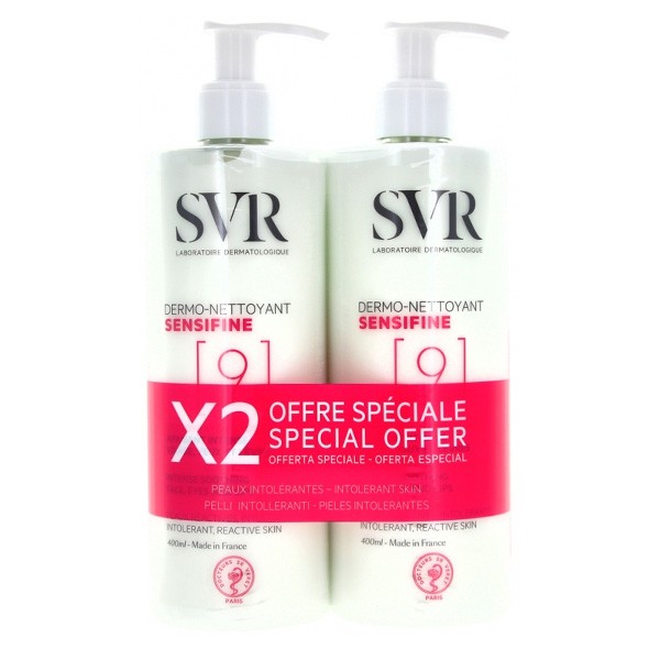 SVR Sensifine Dermo-Detergente 2 x 400ml, Sanareva