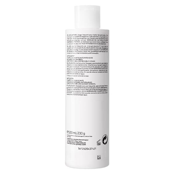La Roche Posay Kerium Shampoo Anti Forfora Capelli Grassi 200ml