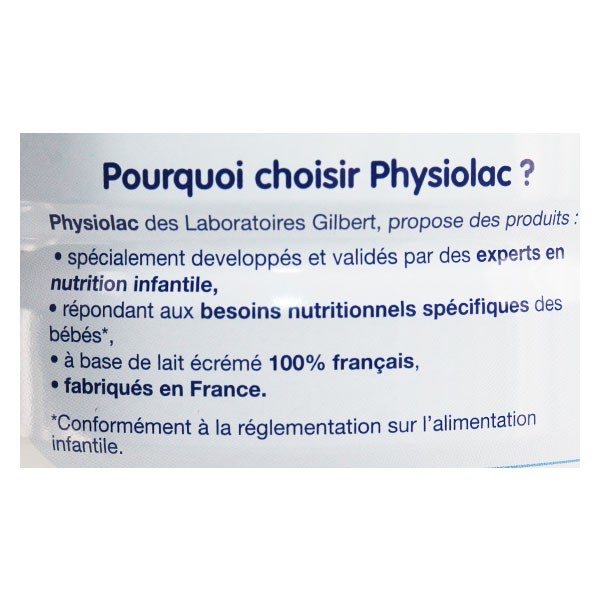 Physiolac Crescita Latte da 1-3 anni 800g, Sanareva