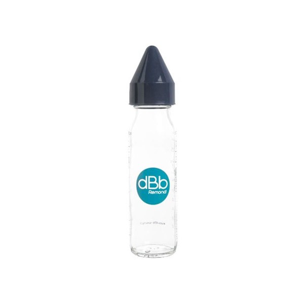 dBb Remond Biberon Régul'Air Bicchiere Blu Marino 0-4 mesi 240ml, Sanareva