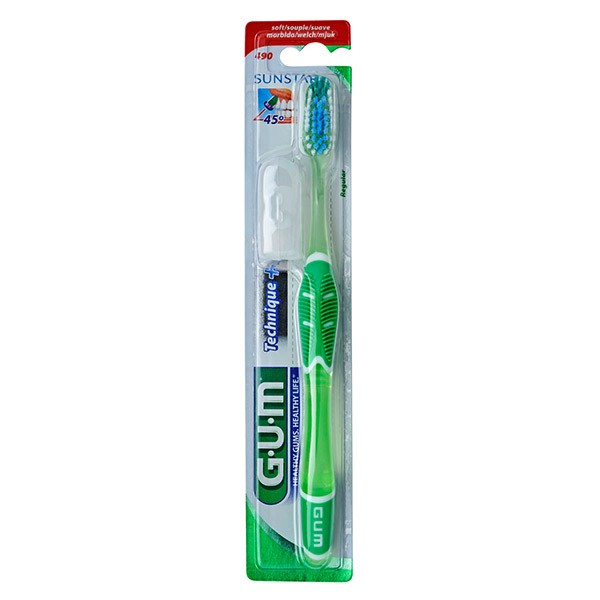 GUM spazzolino denti tecnica morbida normale Rif 490