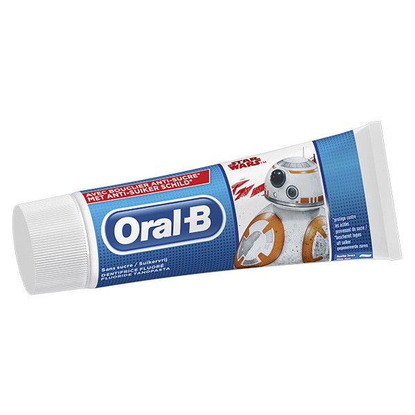 Oral B Dentifricio Junior Star Wars +6 anni Menta Dolce 75ml, Sanareva